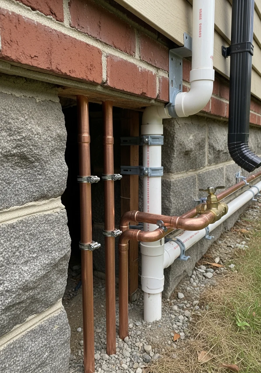 Close-up of Bristol home exterior showing quality workmanship and finishing details.