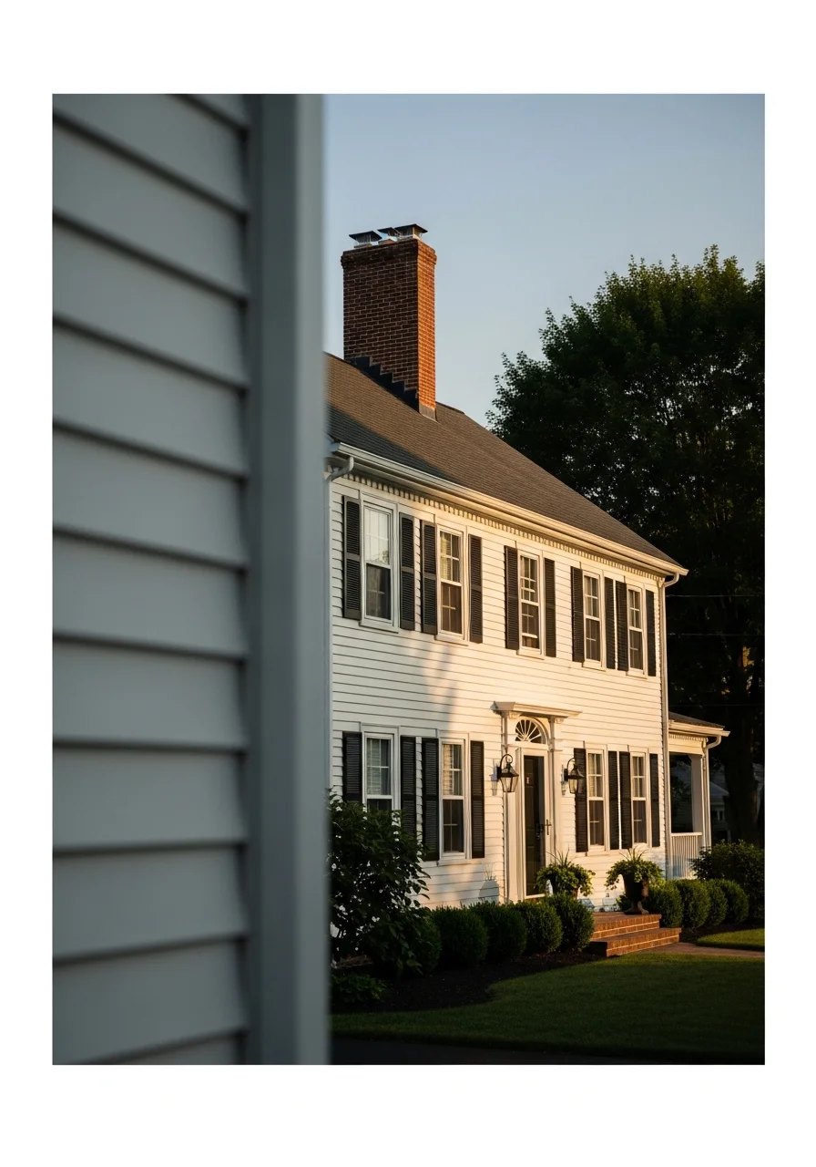 Detailed view of Farmington home showing architectural character and professional maintenance.